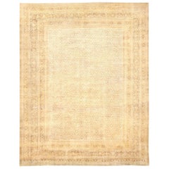 Antiker persischer Täbris-Teppich. Größe: 13' 7 Zoll x 16' 7 Zoll 