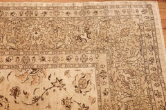 Large Antique Persian Tabriz Rug. Size: 11 ft 3 in x 17 ft 3 in