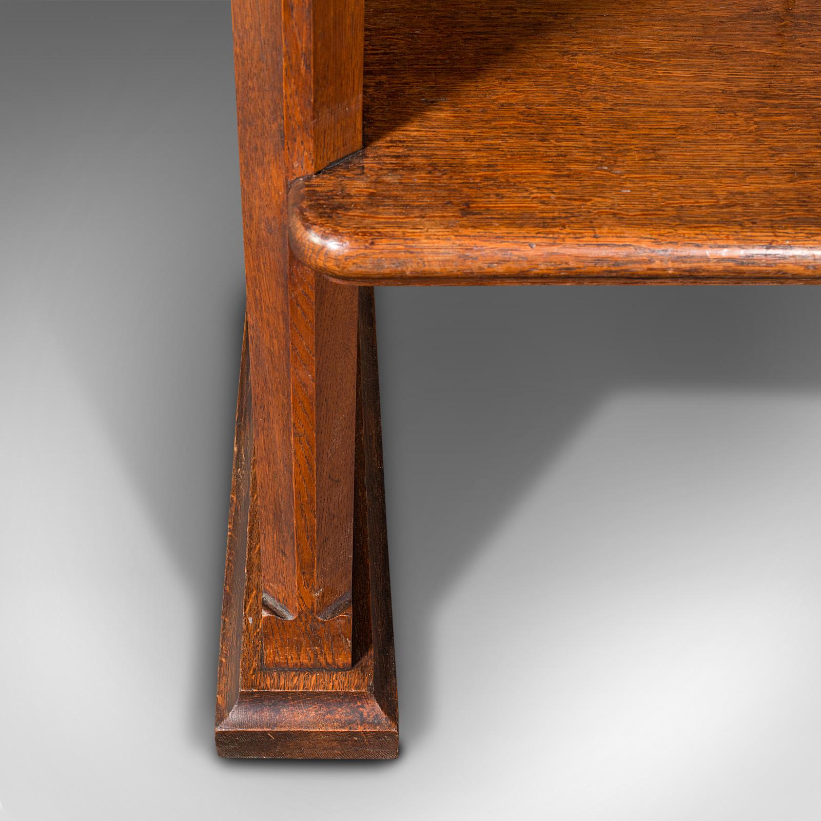Großer antiker Tischsitz aus schottischem Eichenholz, Ecclesiastic, nach Pugin, um 1850 im Angebot 5
