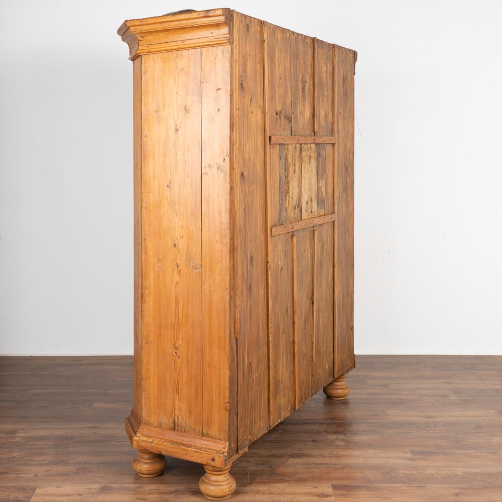 Large Antique Pine Armoire, Hungary, circa 1840 3