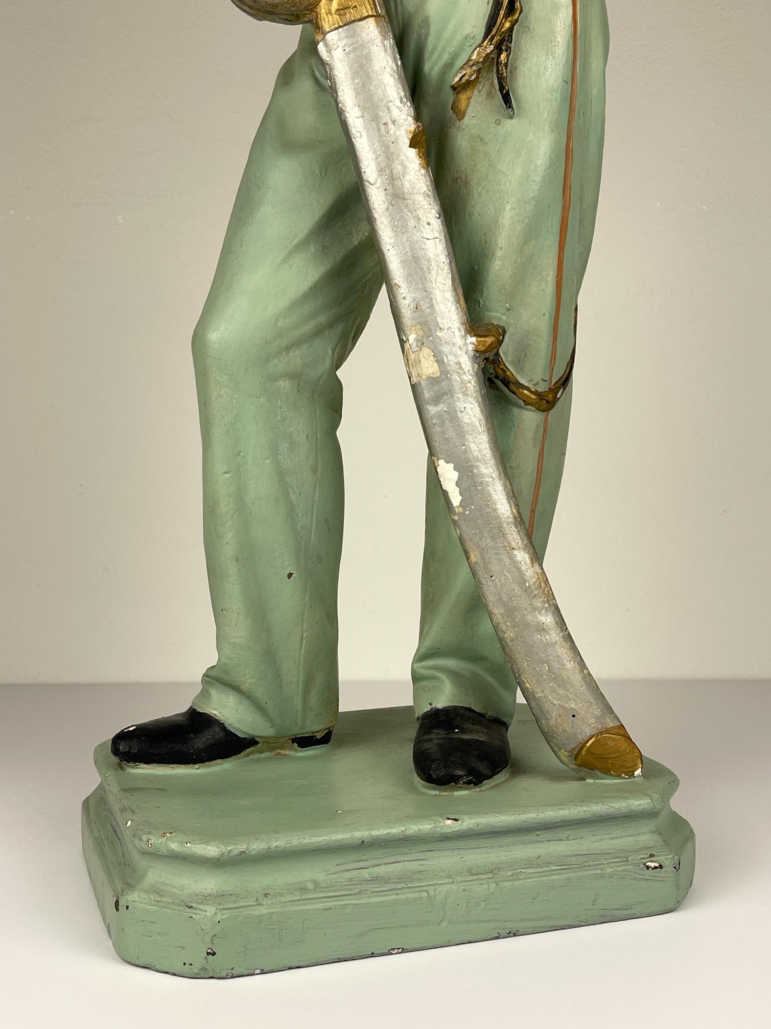 Gran escultura antigua de escayola Giuseppe Garibaldi, Italia, años 1910-1920 Yeso en venta