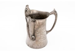 Large Antique Presentation Pewter 1909 Tennis Trophy