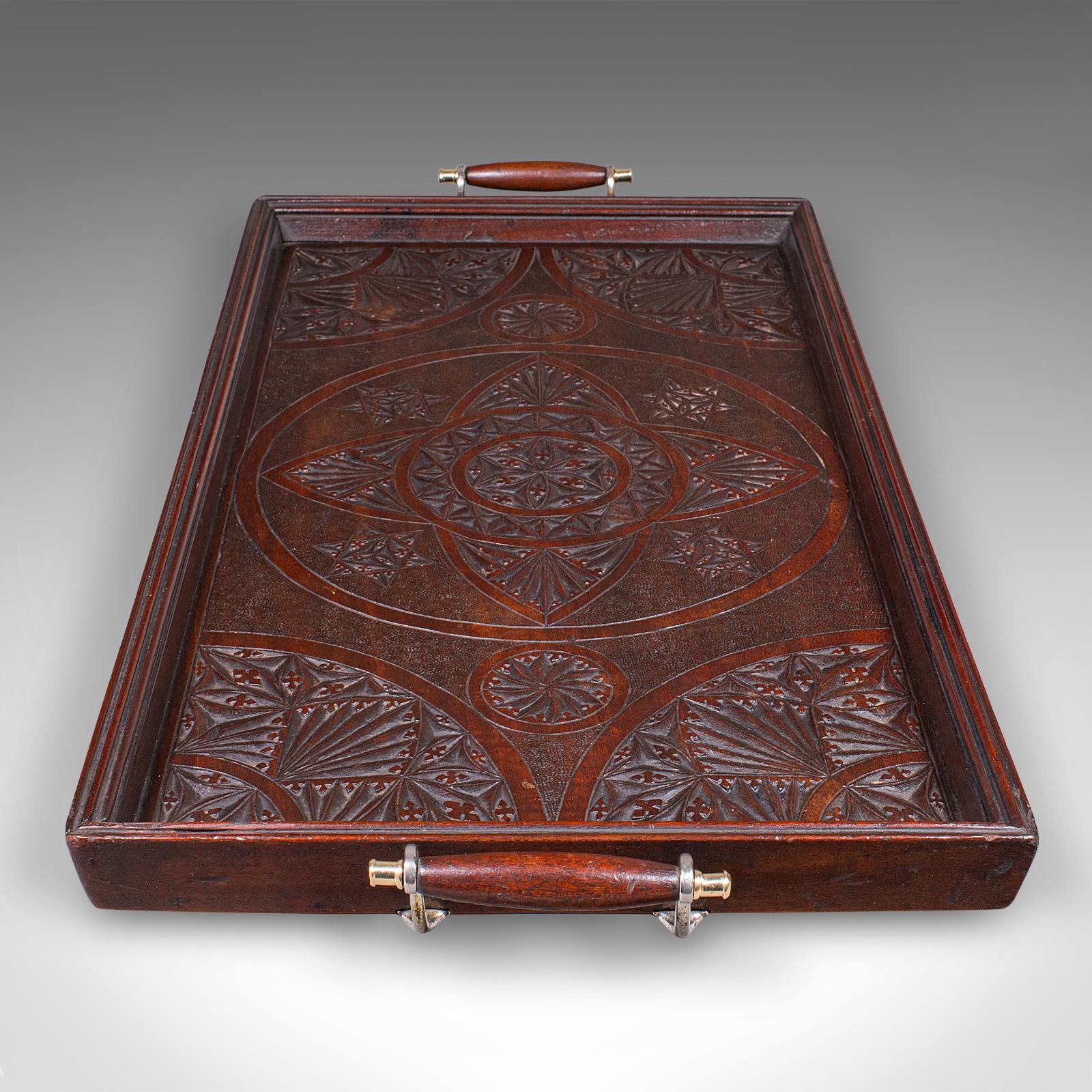 20th Century Large Antique Presentation Tray, English, Afternoon Tea, Server, Edwardian, 1910 For Sale
