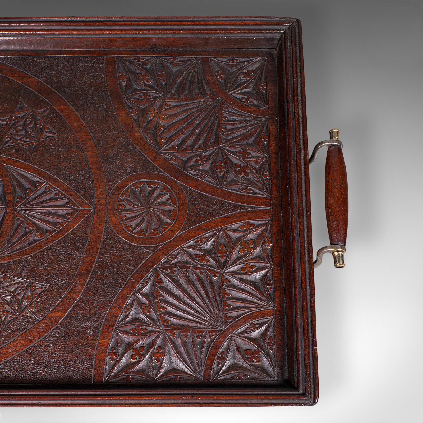 Large Antique Presentation Tray, English, Afternoon Tea, Server, Edwardian, 1910 For Sale 2