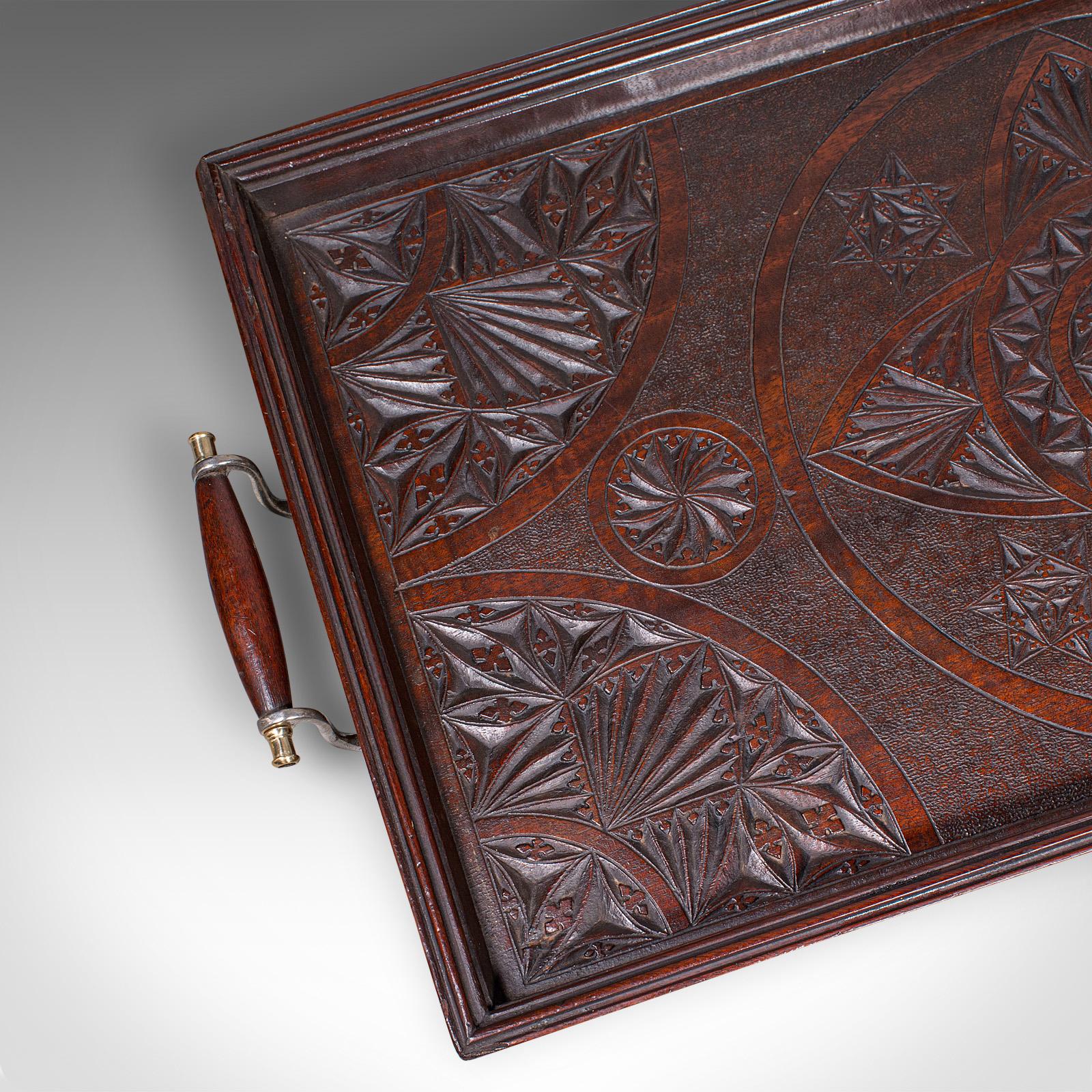 Large Antique Presentation Tray, English, Afternoon Tea, Server, Edwardian, 1910 For Sale 3