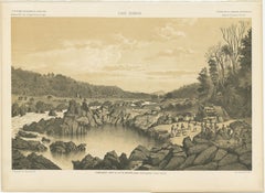 Laos Siamois – Camp near the Mekong Rapids (Keng Chan) c.1873