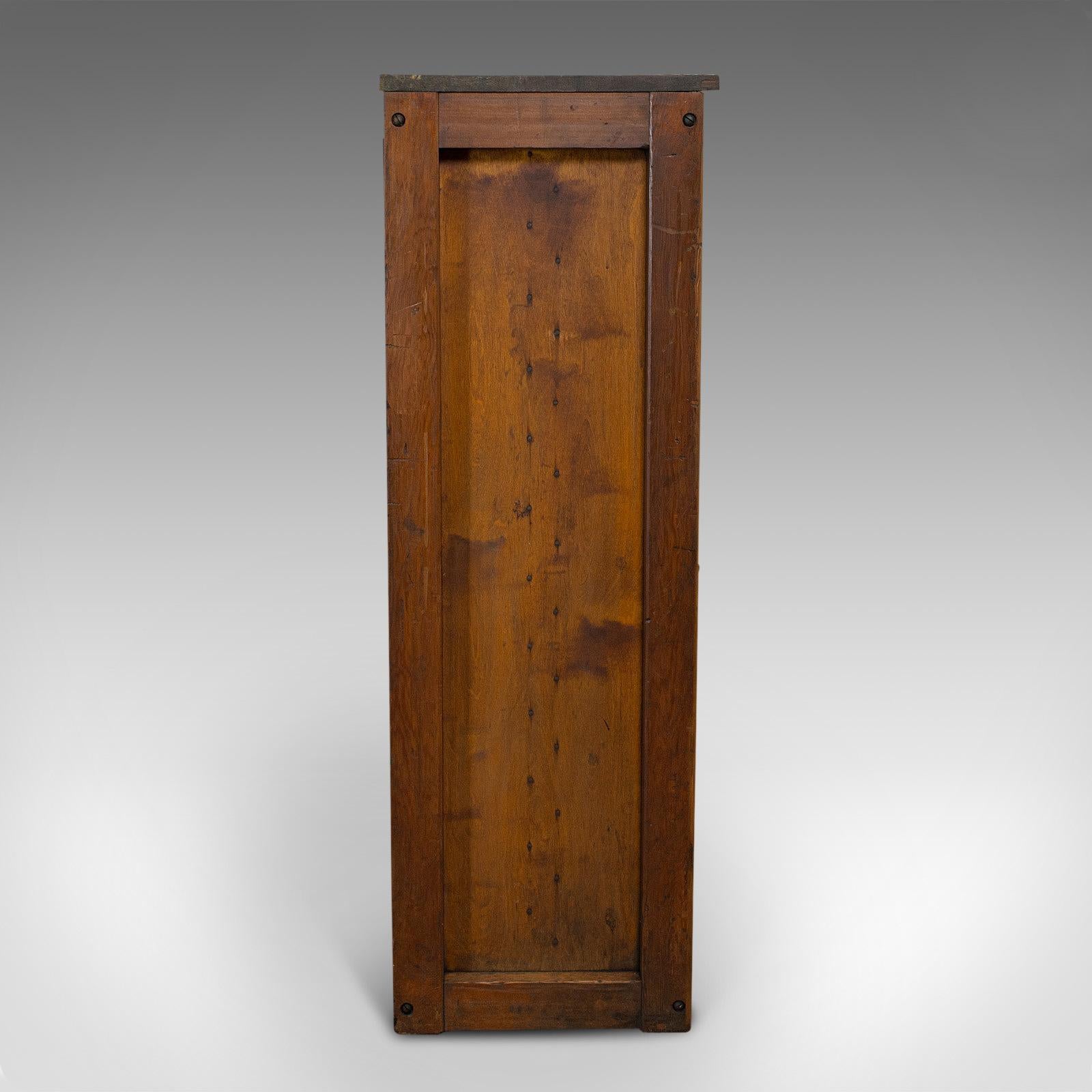 antique printers cabinet