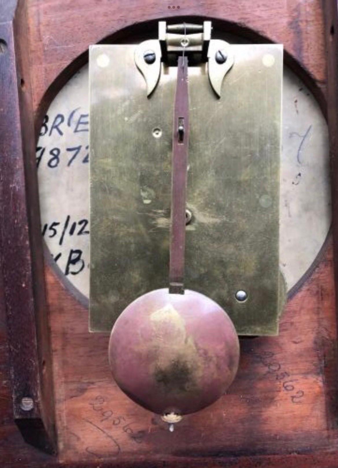 Victorian Large Antique Railway Station Clock