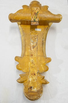 Large Antique Rare Frieze in Gilded Wood