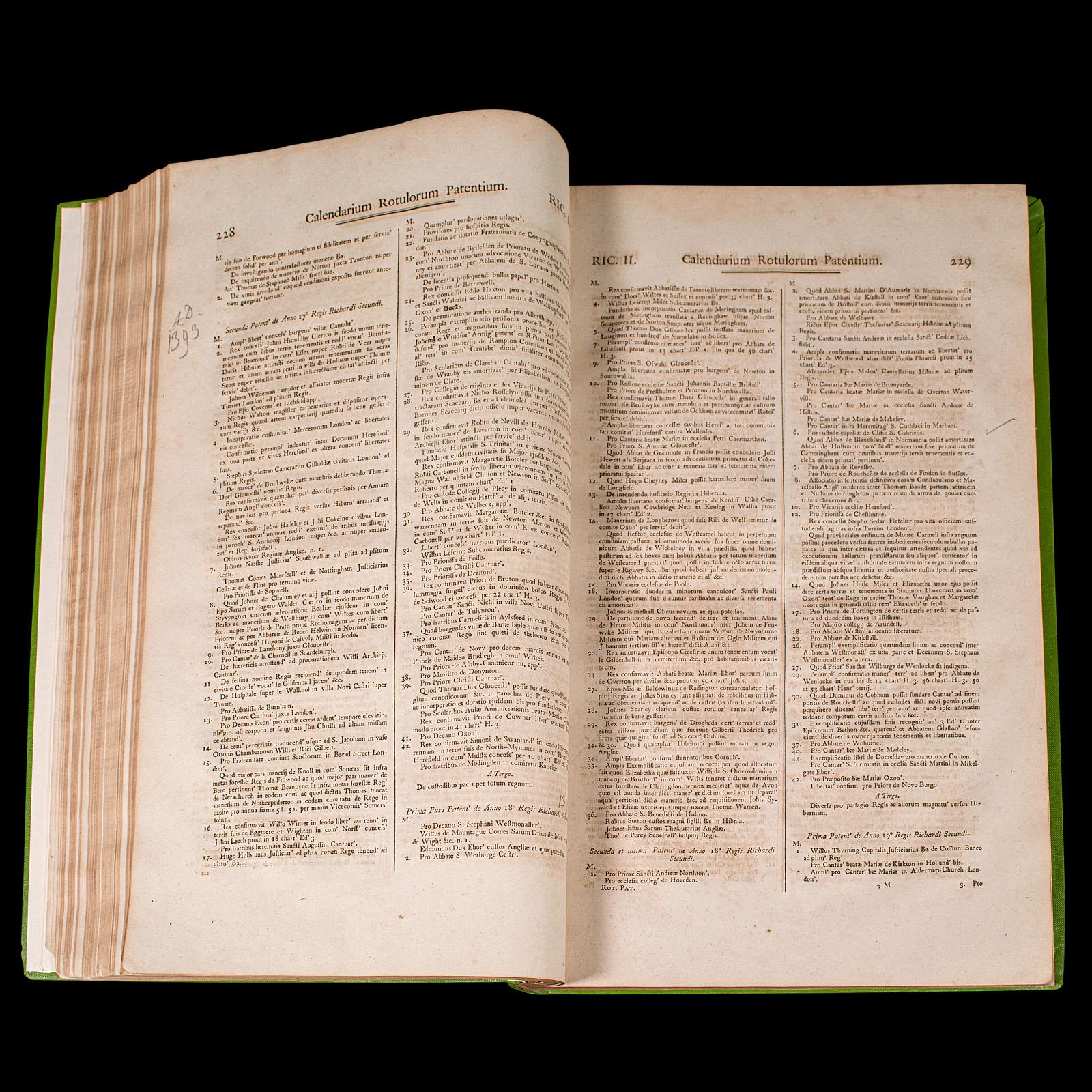 Grand livre de référence ancien, enregistré par le Parlement, langage latin, géorgien en vente 3