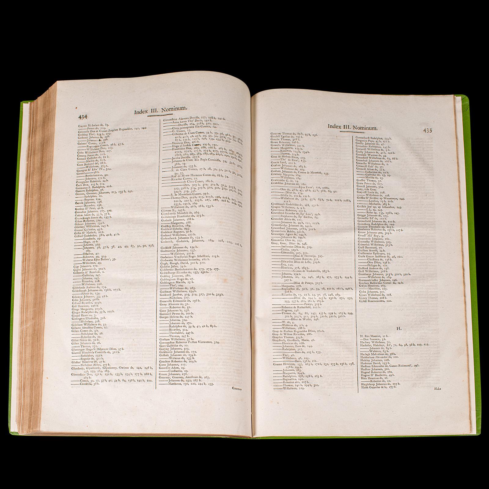 Grand livre de référence ancien, enregistré par le Parlement, langage latin, géorgien en vente 5