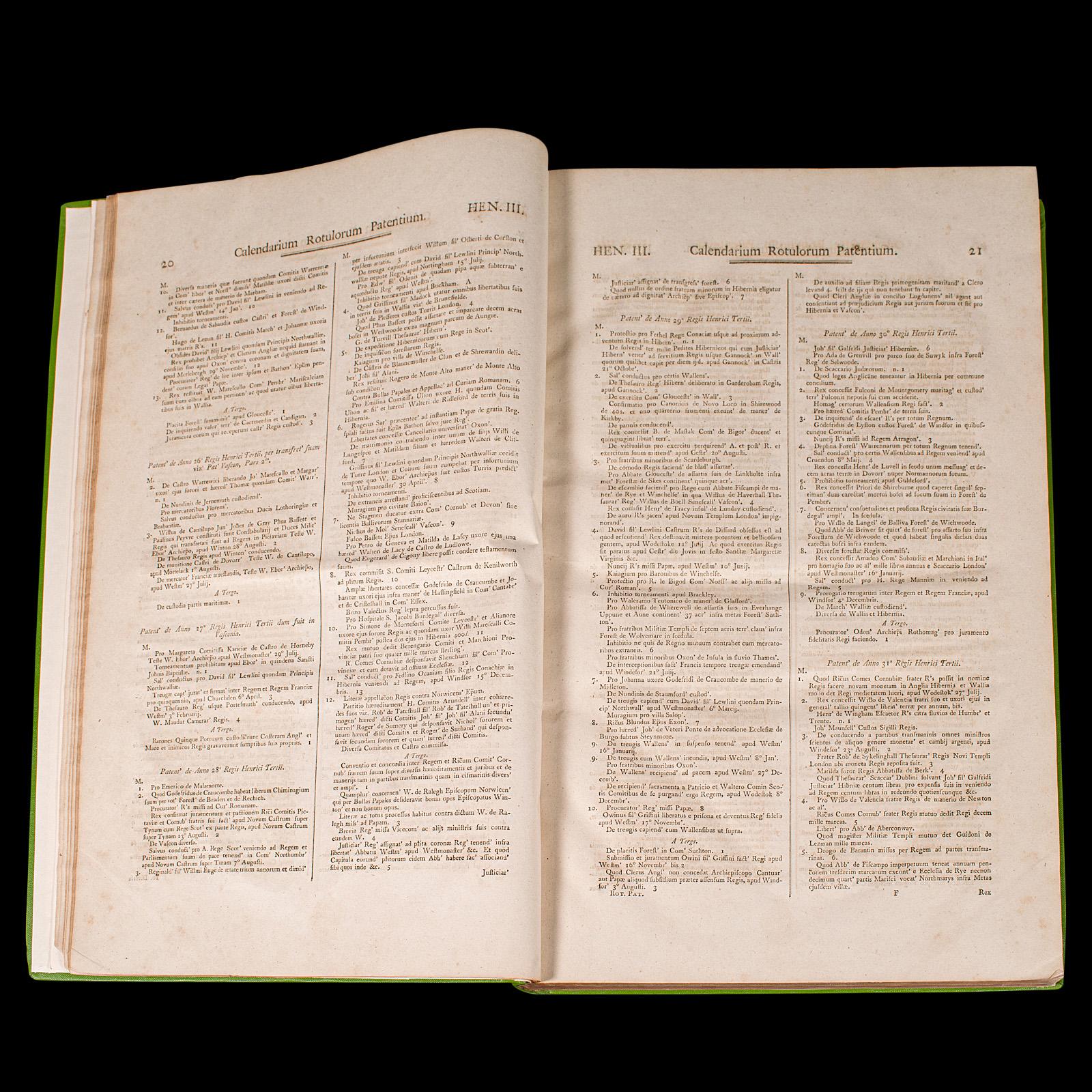 XIXe siècle Grand livre de référence ancien, enregistré par le Parlement, langage latin, géorgien en vente