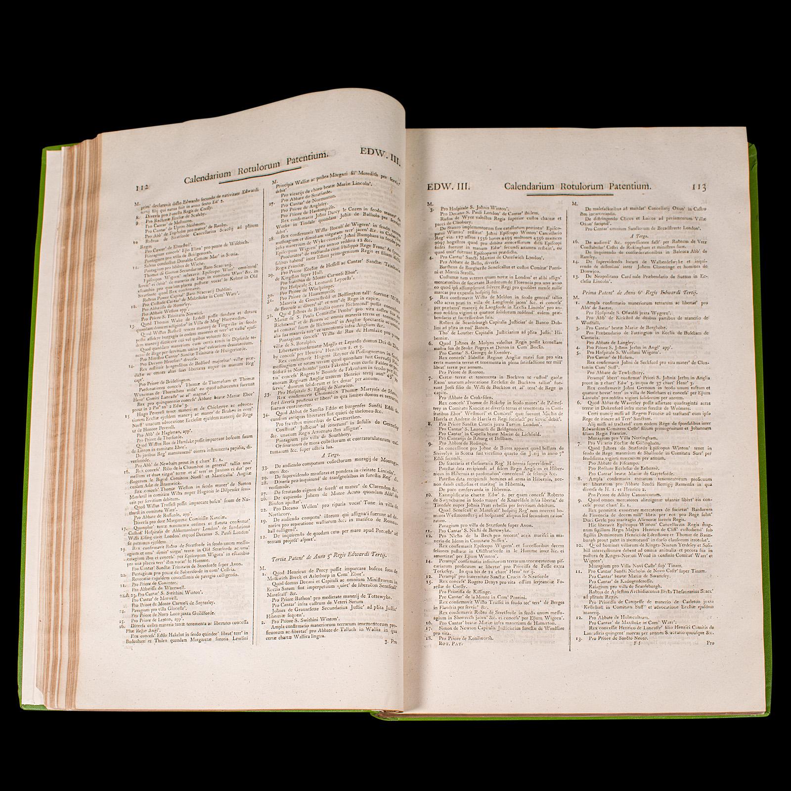 Großes antikes Referenzbuch, Parlamentsschreiben, lateinische Sprache, georgianisch im Angebot 1