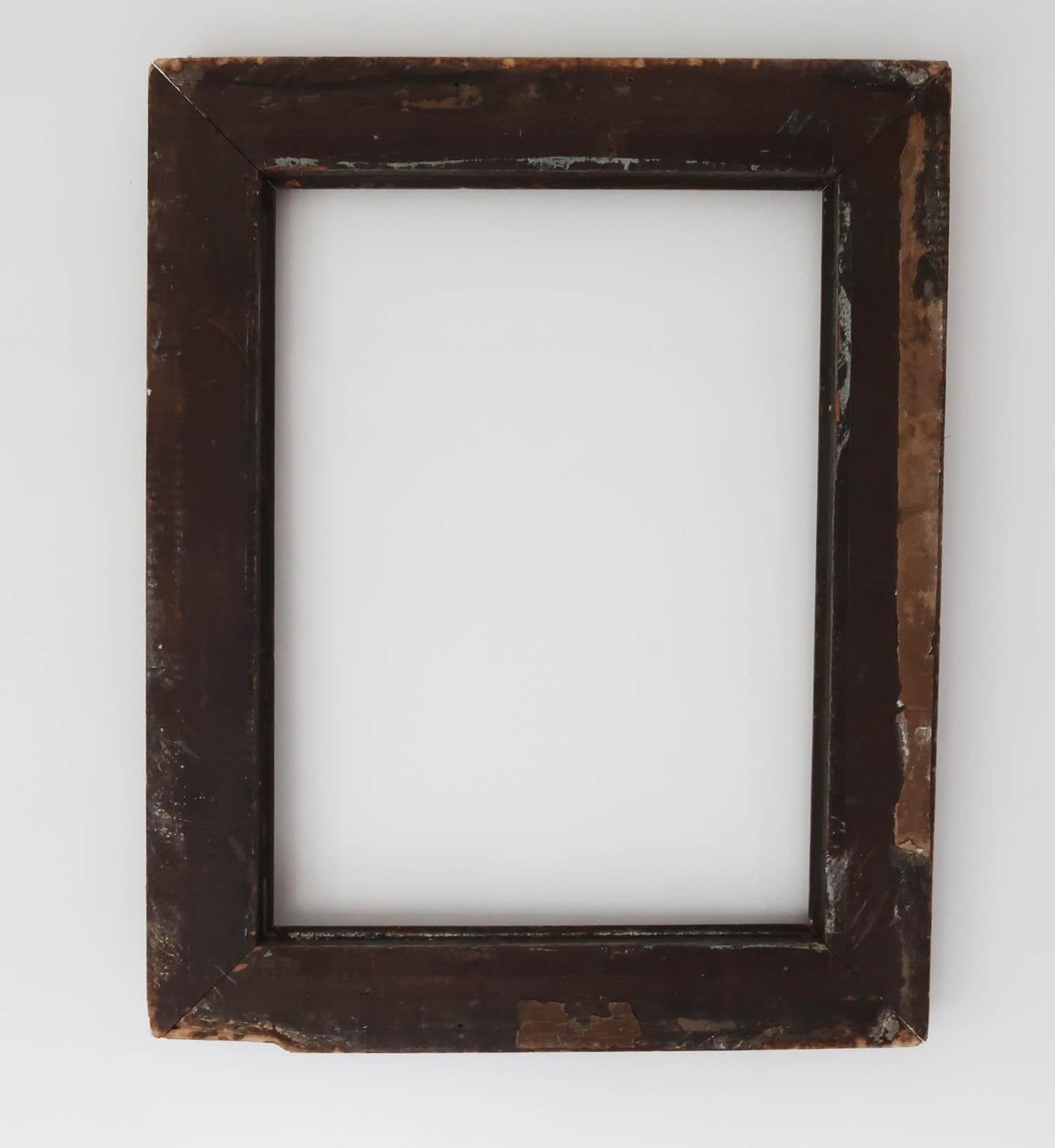 Bois Grand cadre-photo ancien en bois sculpté de style Renaissance. Anglais, 19e siècle en vente