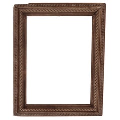 Large Antique Renaissance Style Carved Wood Picture Frame. English, 19th Century