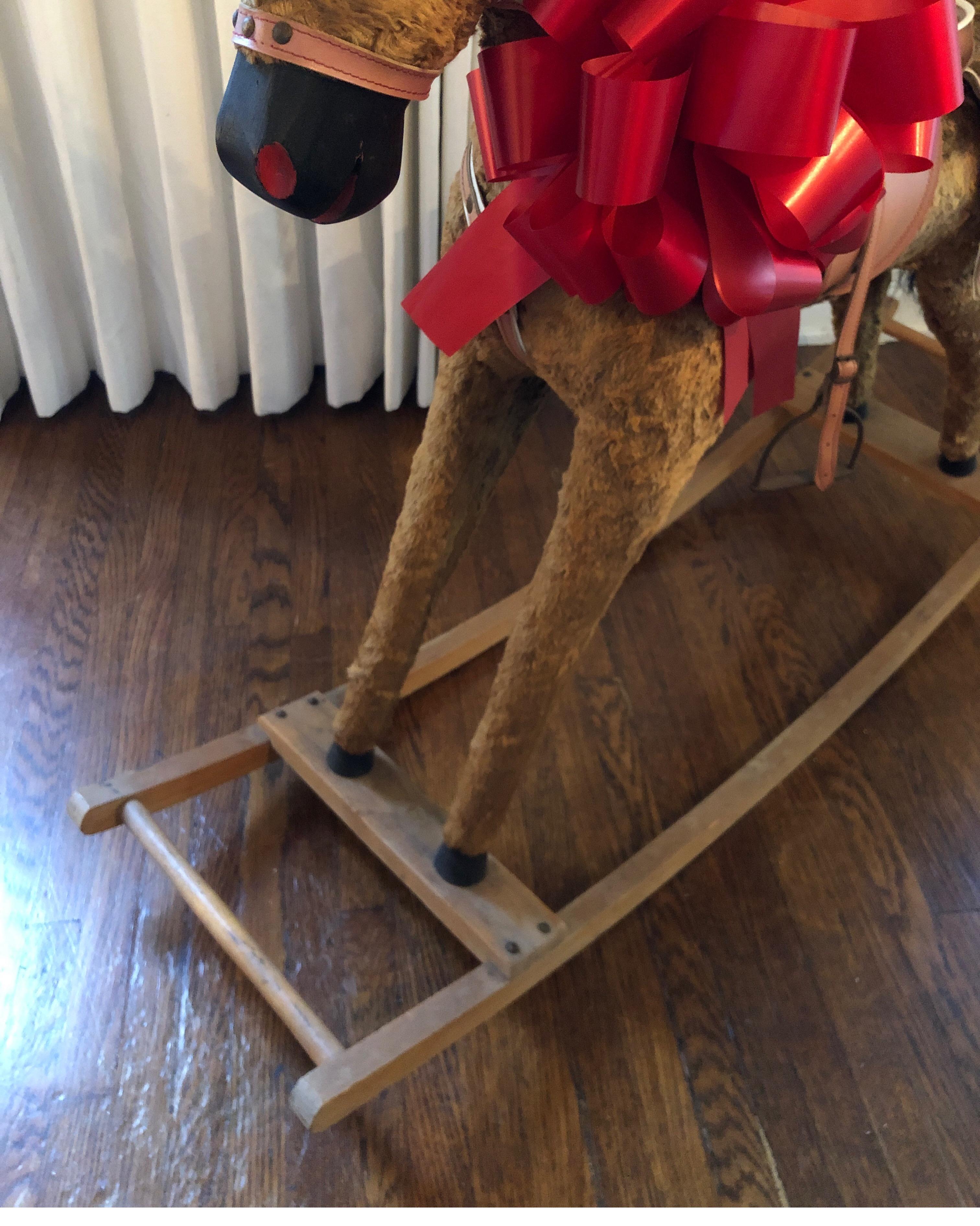 life size rocking horse