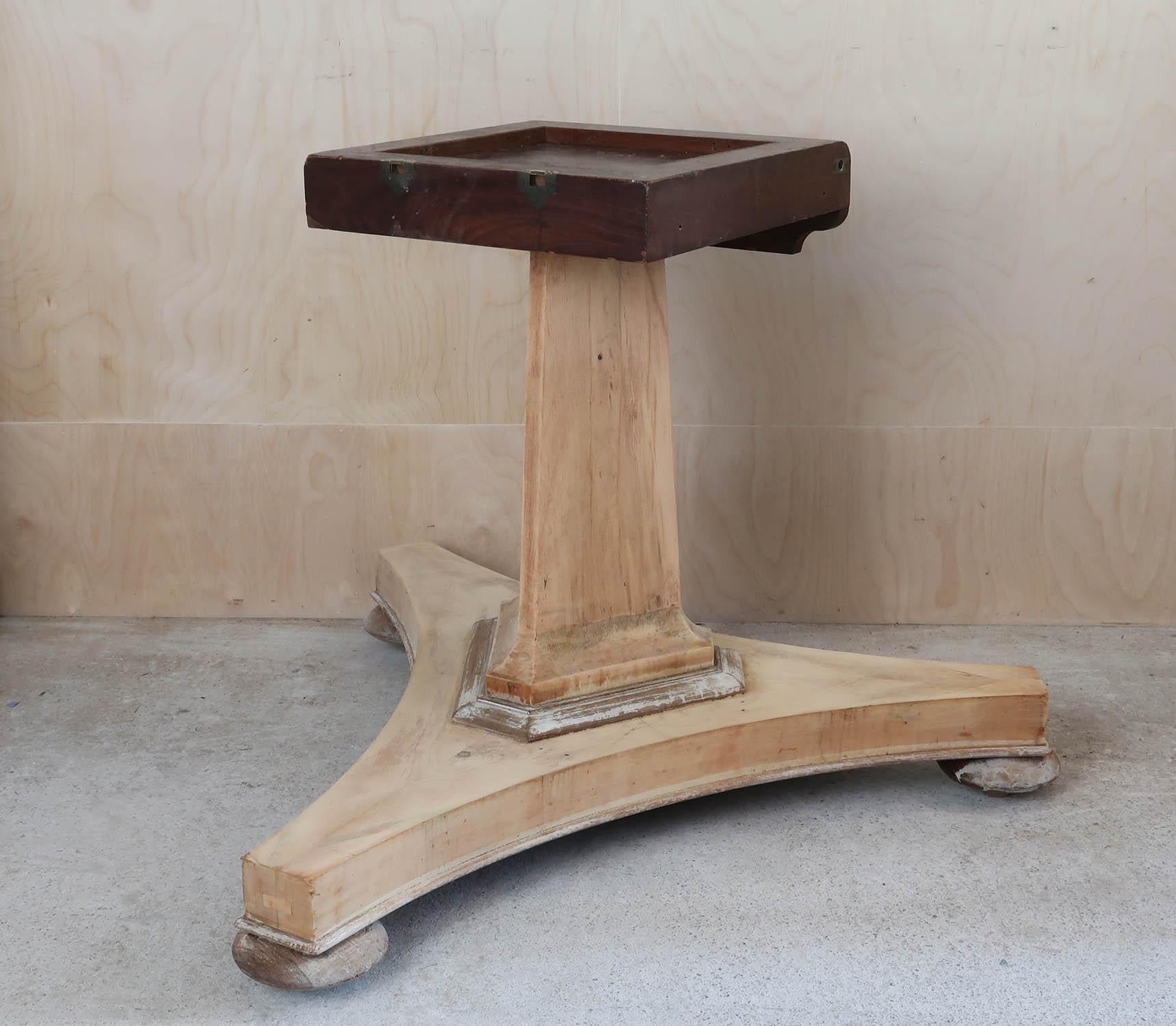Large Antique Round Bleached Table in Palladian Style. English C.1835 1