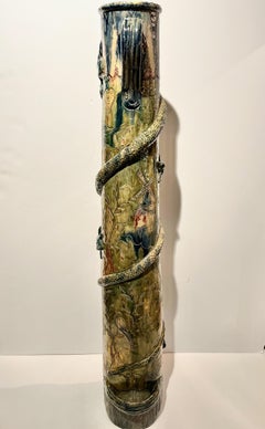 Große antike Royal Doulton Lambethware, zugeschrieben