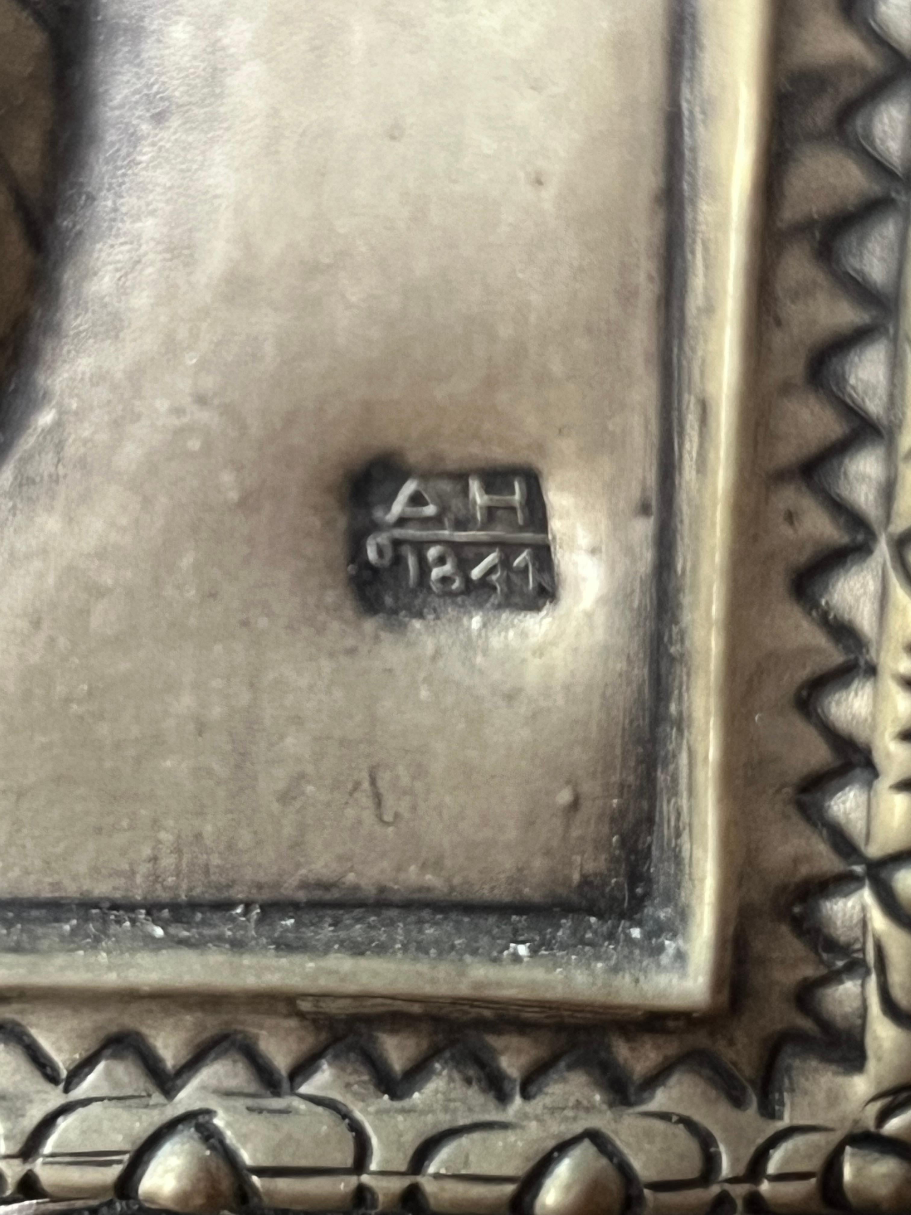 Large Antique Russian Silver Icon 