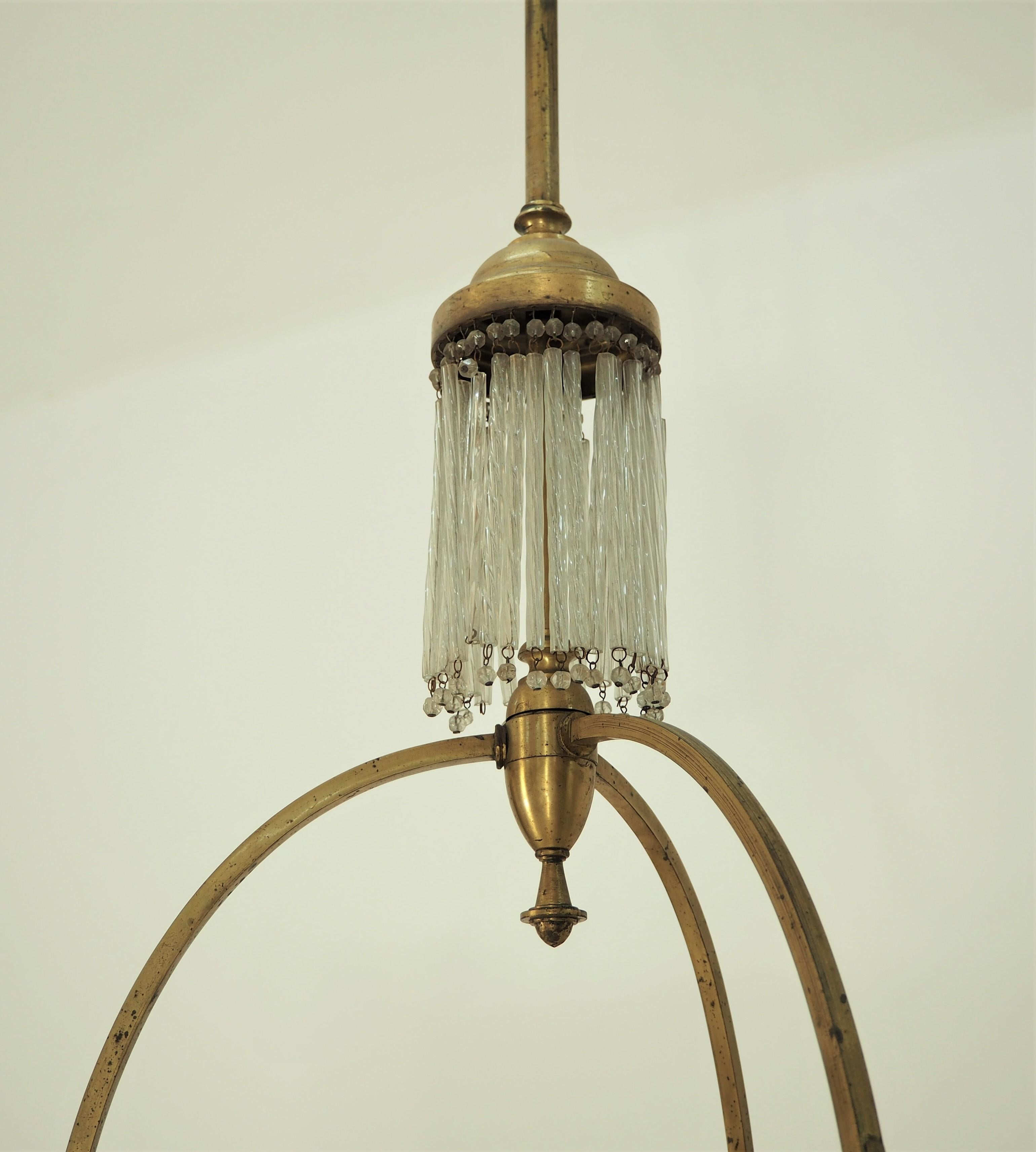 Large Antique Secession Chandelier 2