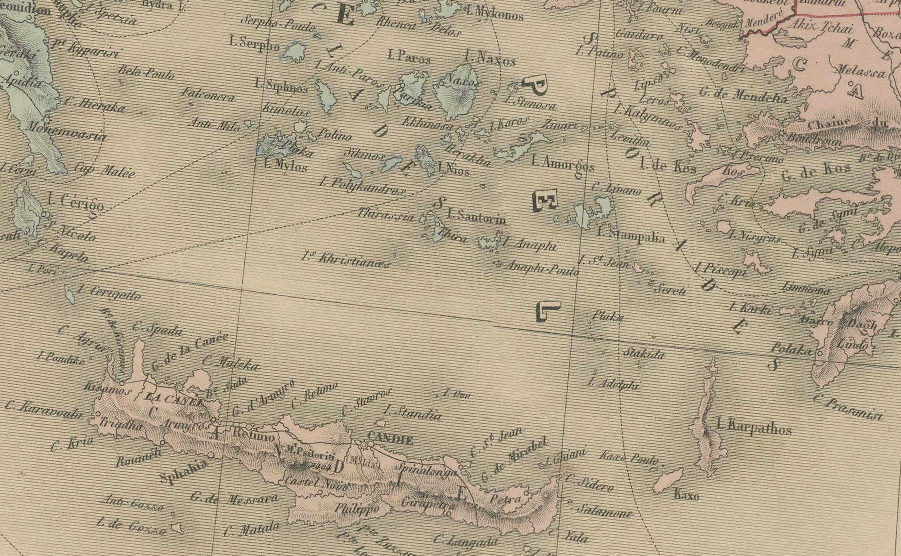Gran conjunto antiguo de mapas del Imperio Otomano - Europa y Asia con sorprendente detalle, 1868 en venta 2