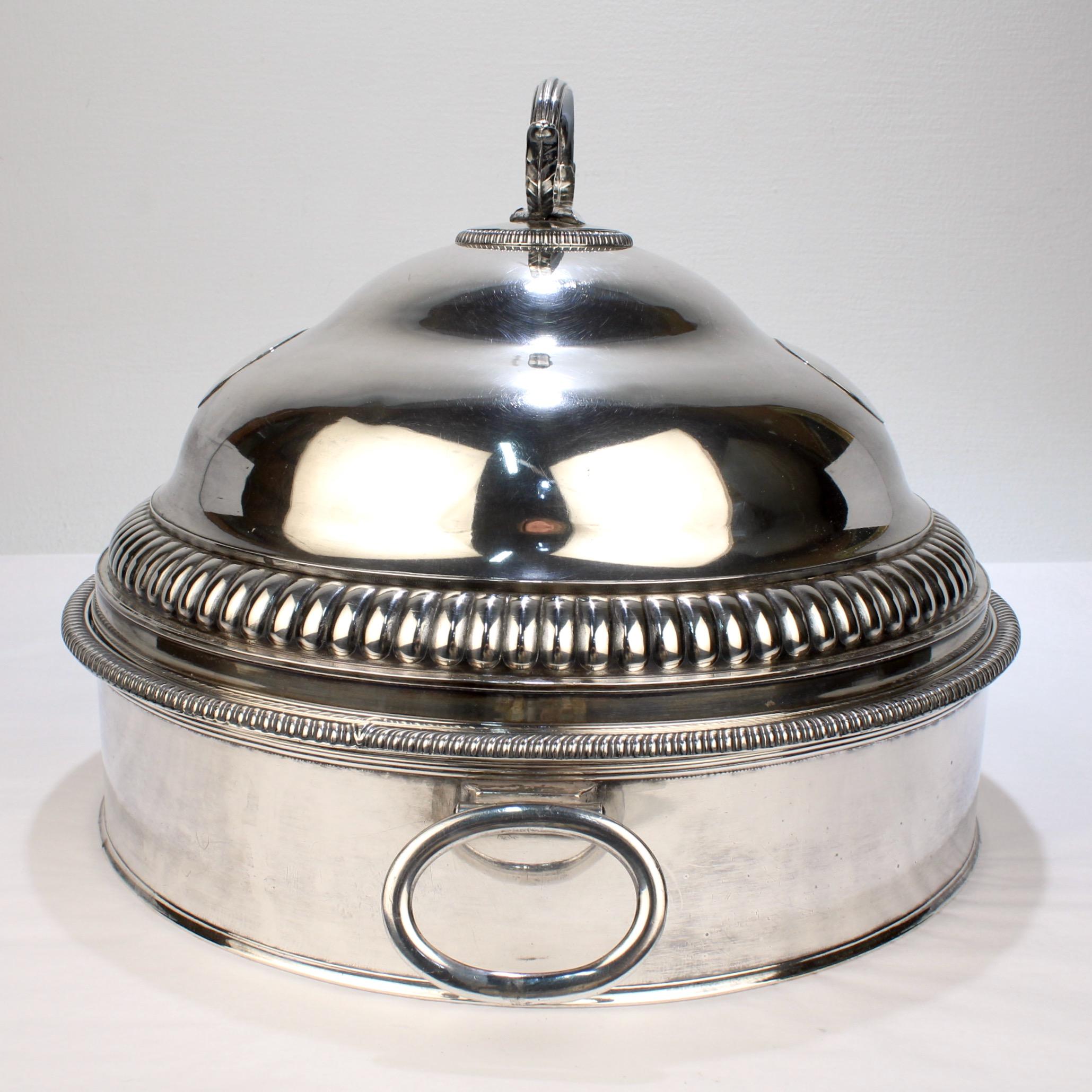 serving platter with dome cover