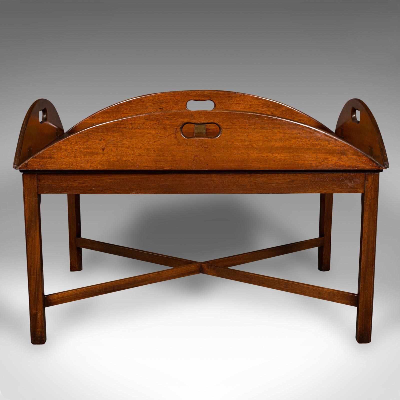 Large Antique Ship's Serving Table, English, Butler's Stand, Edwardian, C.1910 In Good Condition In Hele, Devon, GB