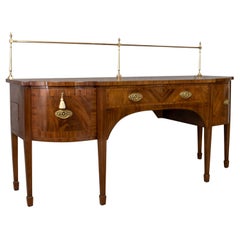 Large Antique Sideboard, English Regency, Server, Mahogany, Sheraton, circa 1820