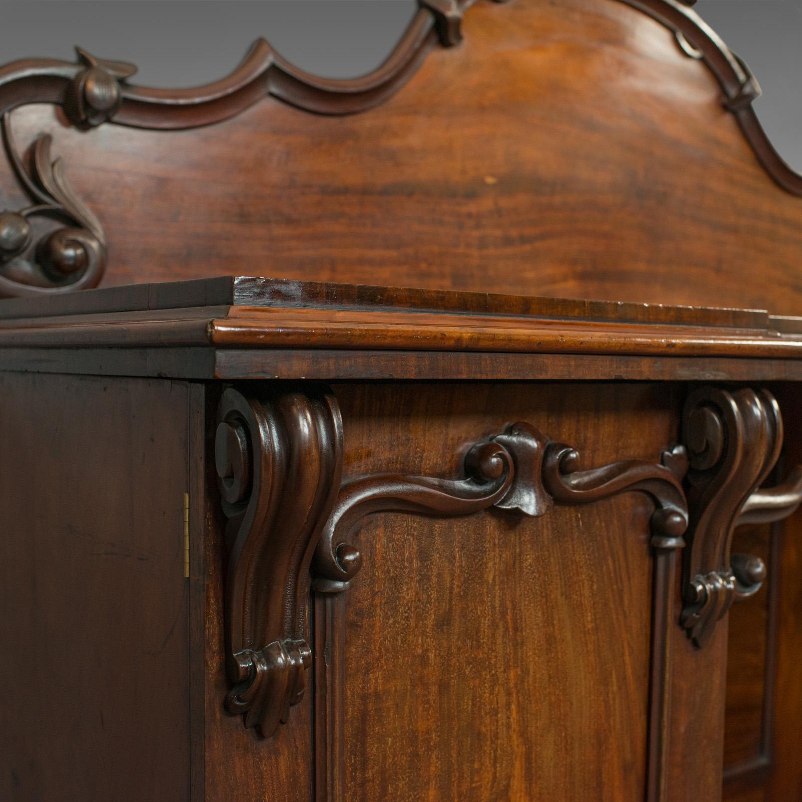 Large Antique Sideboard, English, Victorian, Mahogany, Dresser, circa 1850 2