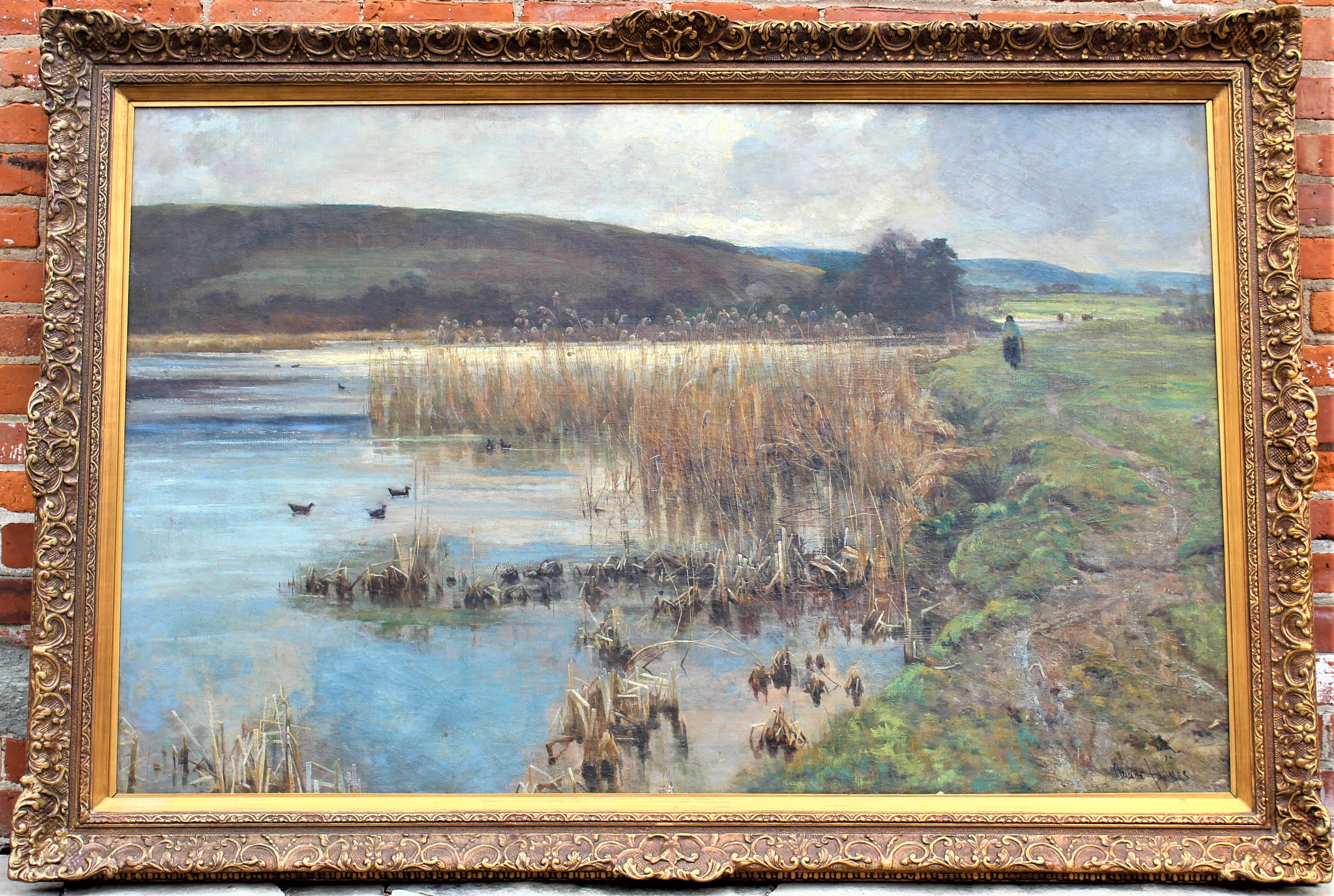 19th Century Claude Hayes Painting  For Sale