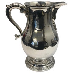 Large Antique Silver Beer Jug