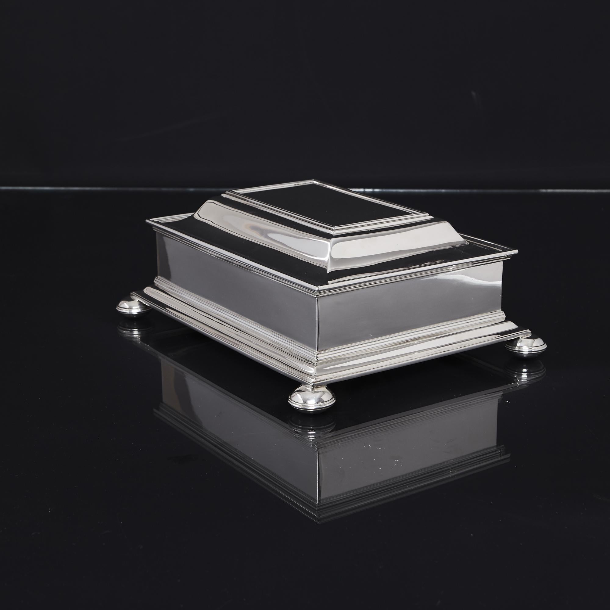 Large Antique Silver Box 3
