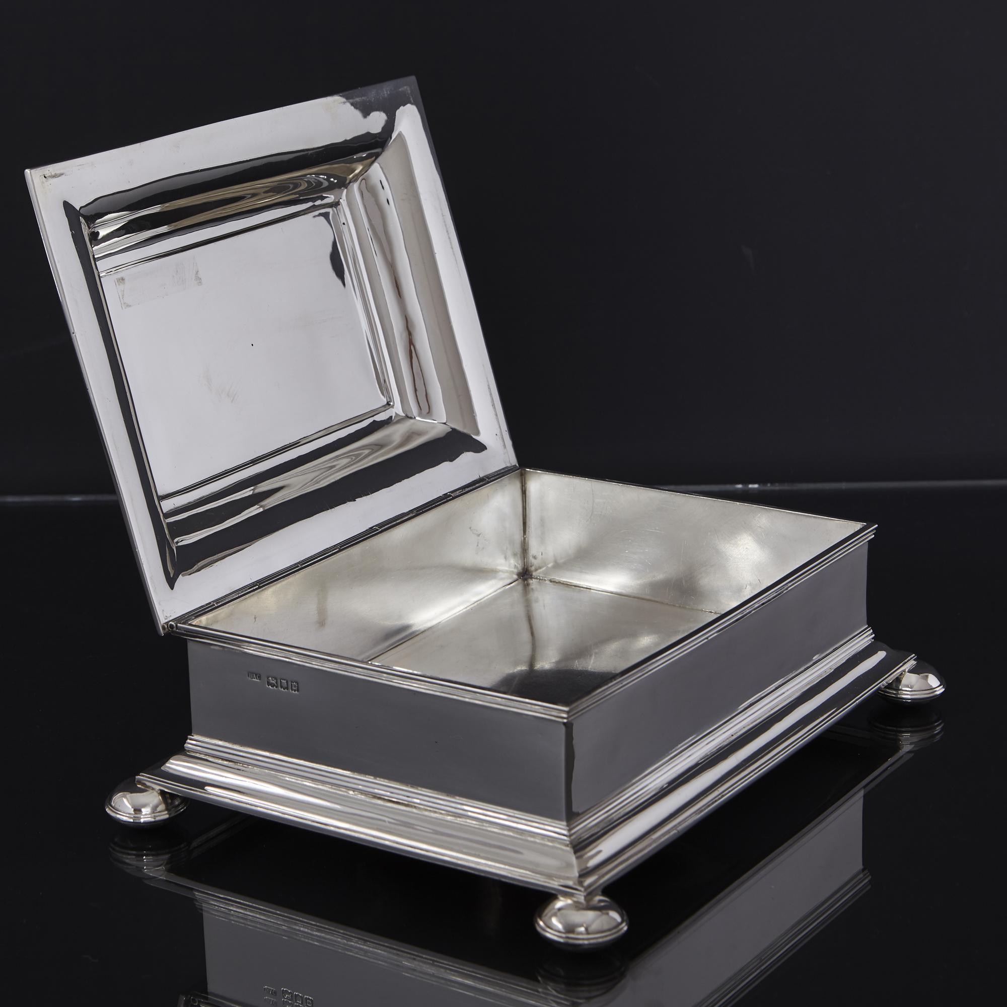 Large Antique Silver Box 4