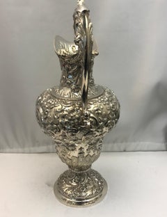 Large Antique Silver Ewer/Jug
