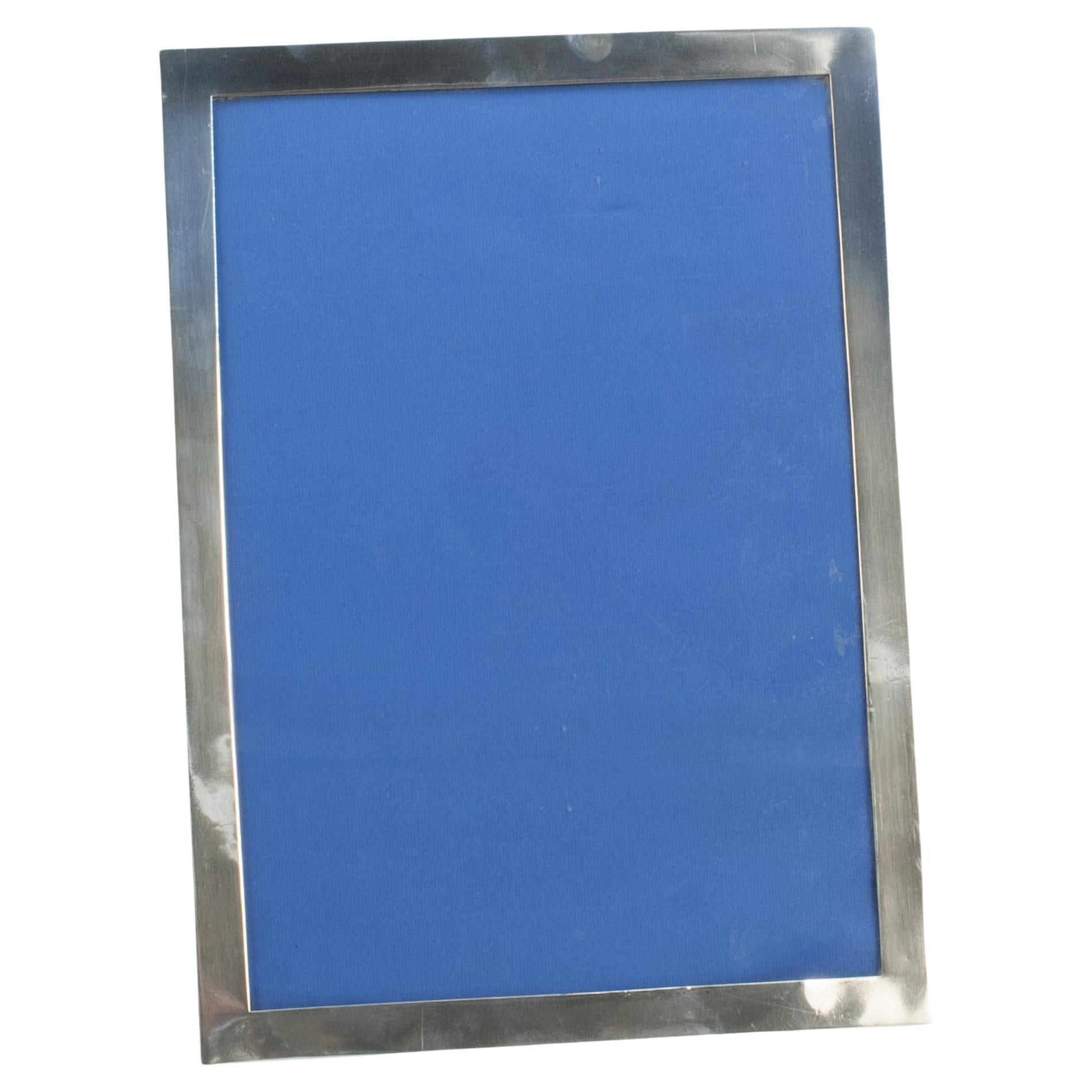 Large Antique Silver Picture Frame