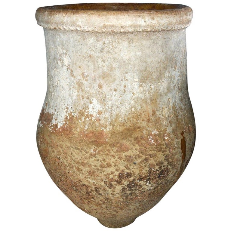 Large Antique Spanish Olive Storage Jar For Sale at 1stDibs antique