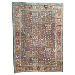 Large Antique Spanish Oushak Rug