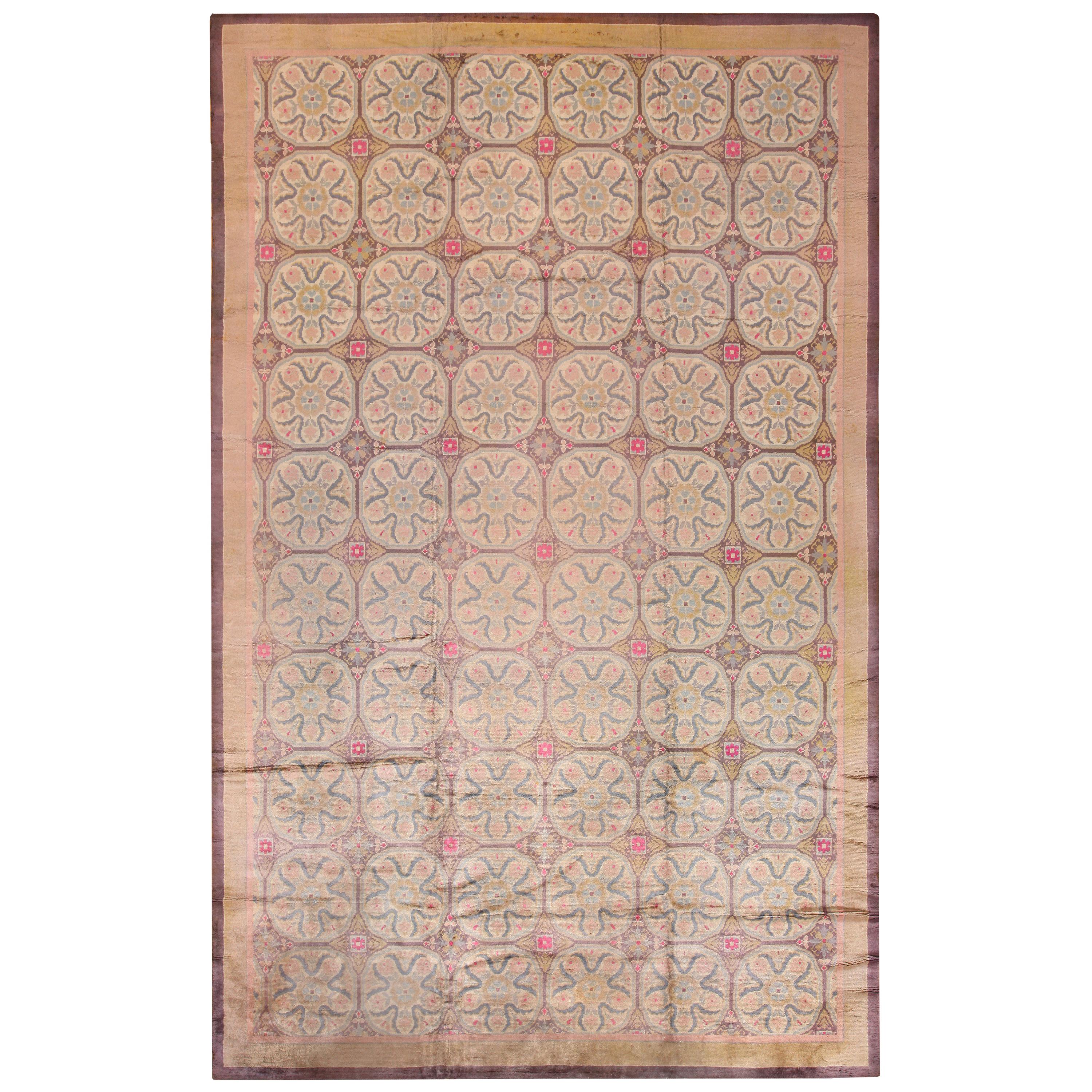 Large Antique Spanish Rug. 11 ft 5 in x 17 ft 10 in