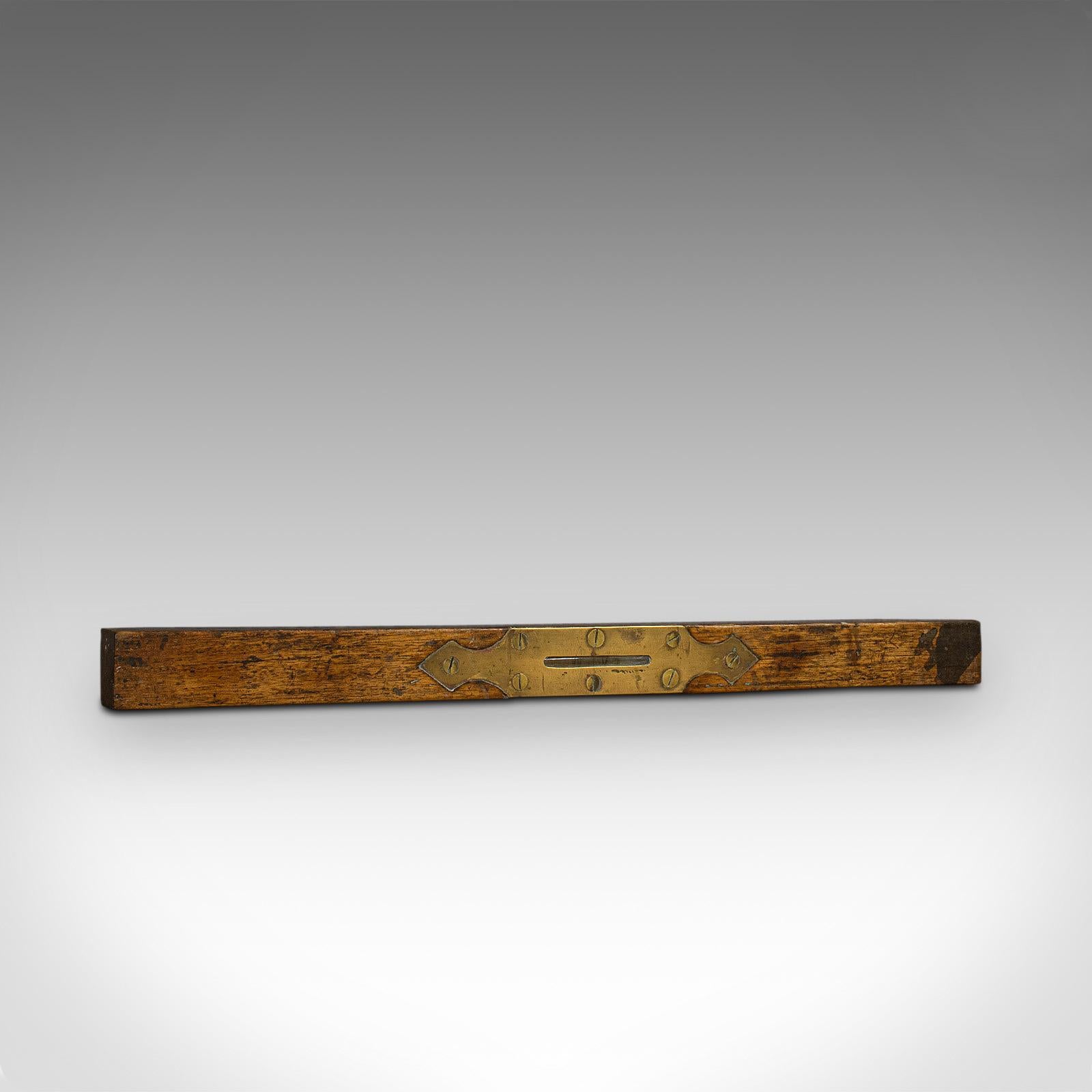 Large Antique Spirit Level, Mahogany, Brass, Craftsman, Instrument, William IV 2