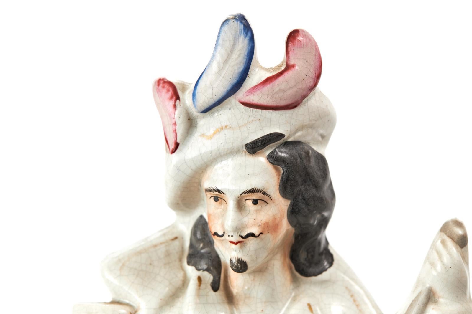 Large Antique Staffordshire Figure For Sale 2