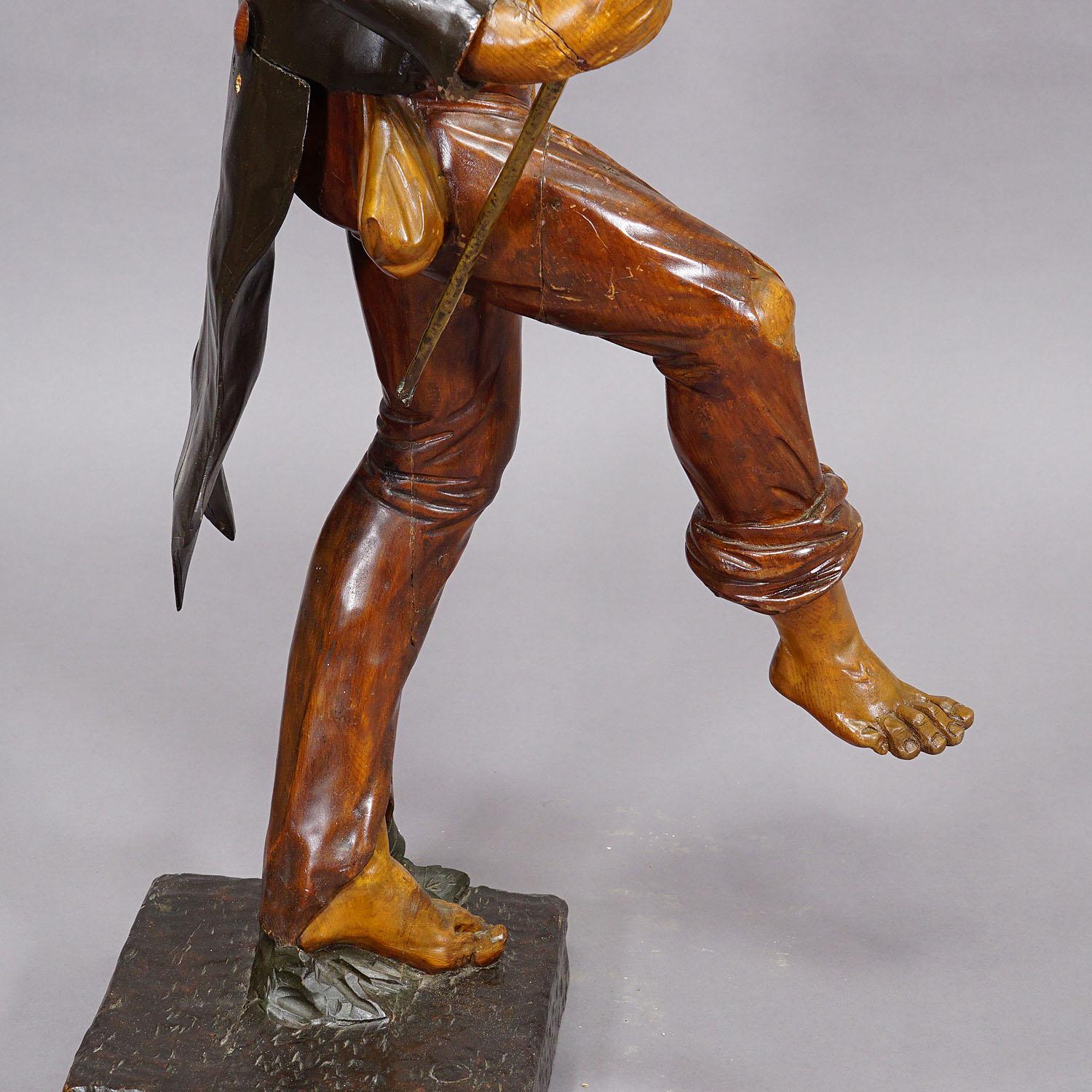 Large Antique Statue of a French Freedom Fighter ca. 1920s For Sale 5