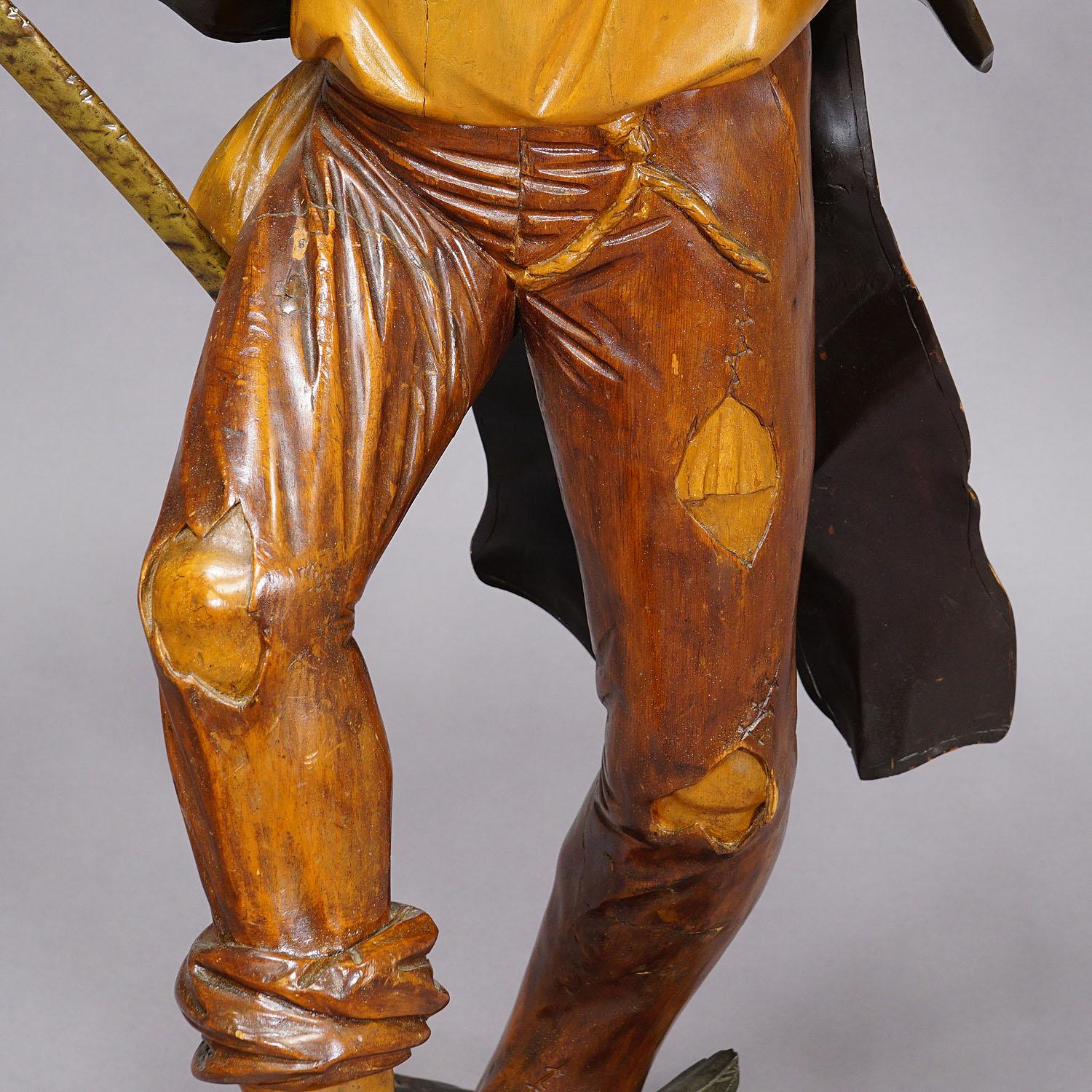 Large Antique Statue of a French Freedom Fighter ca. 1920s For Sale 2