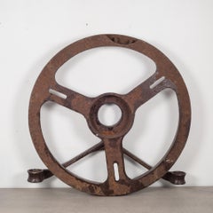 Large Antique Steel Sprocket, circa 1940