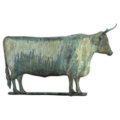 Large Antique Steer Weathervane c. 1880