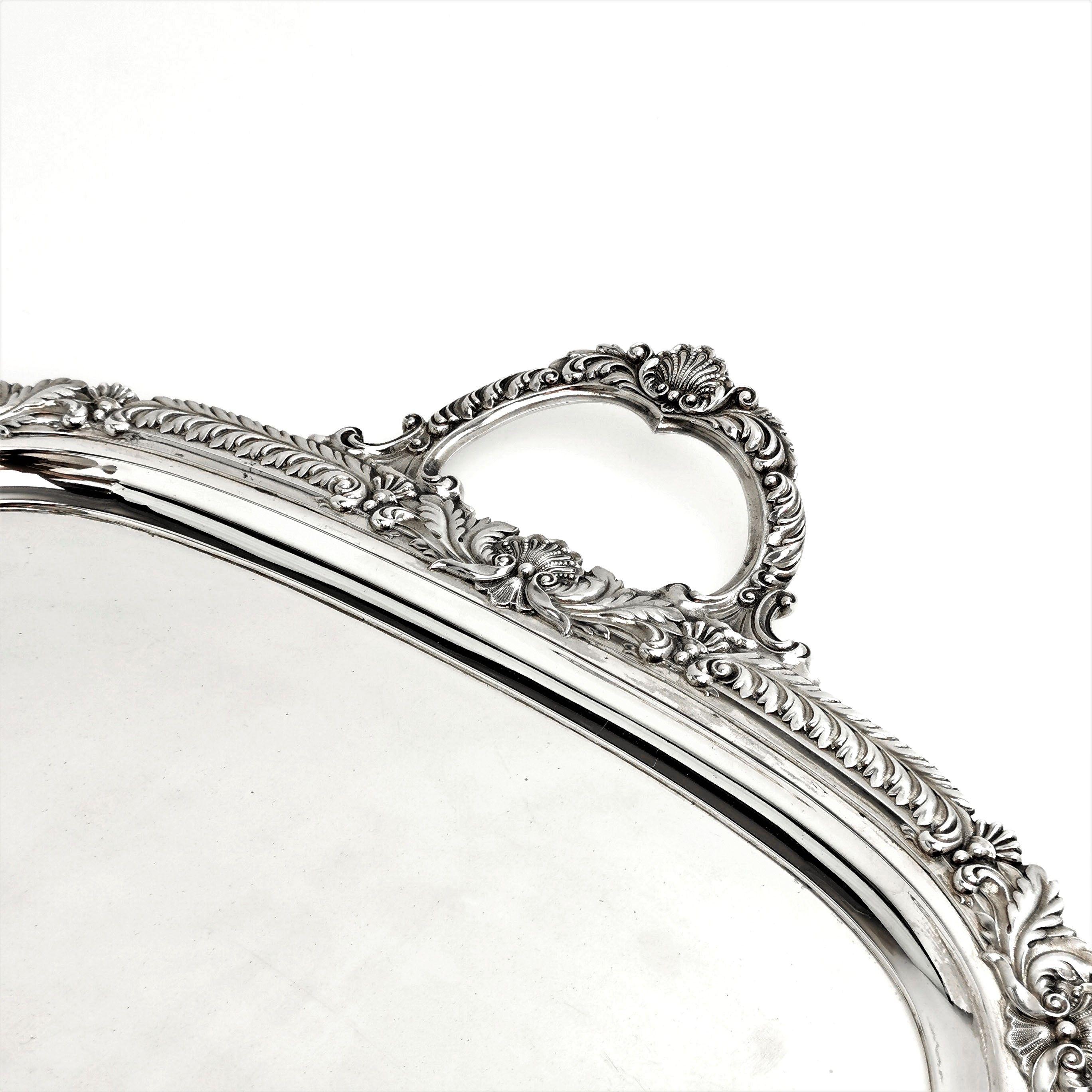 sterling silver tray
