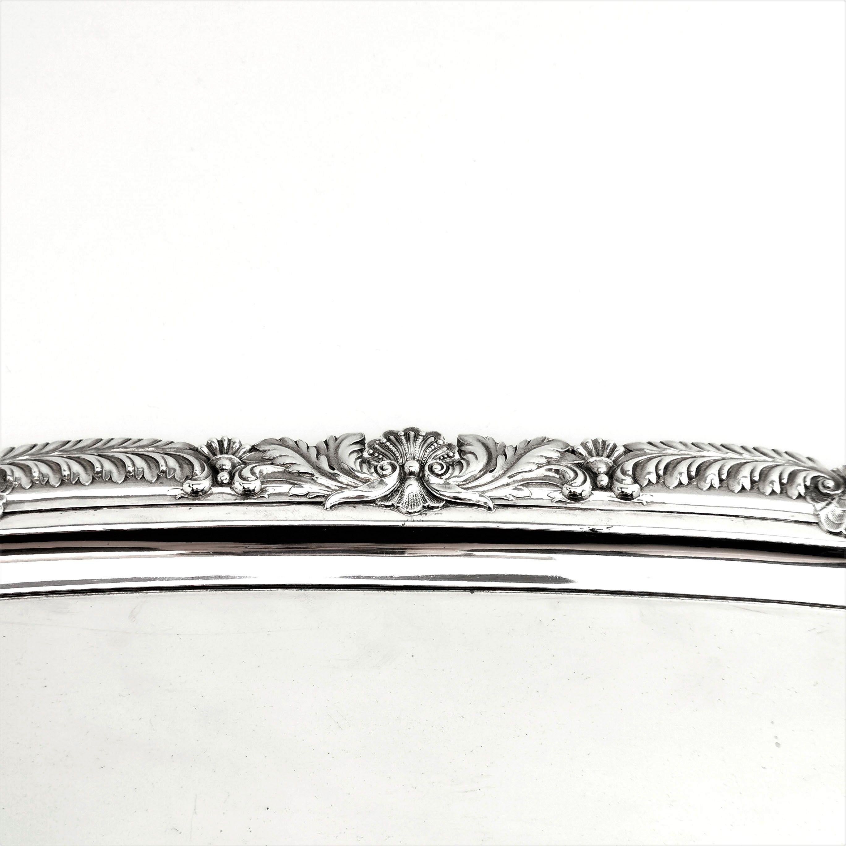 silver serving trays