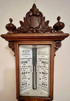 Large Antique Stick Barometer