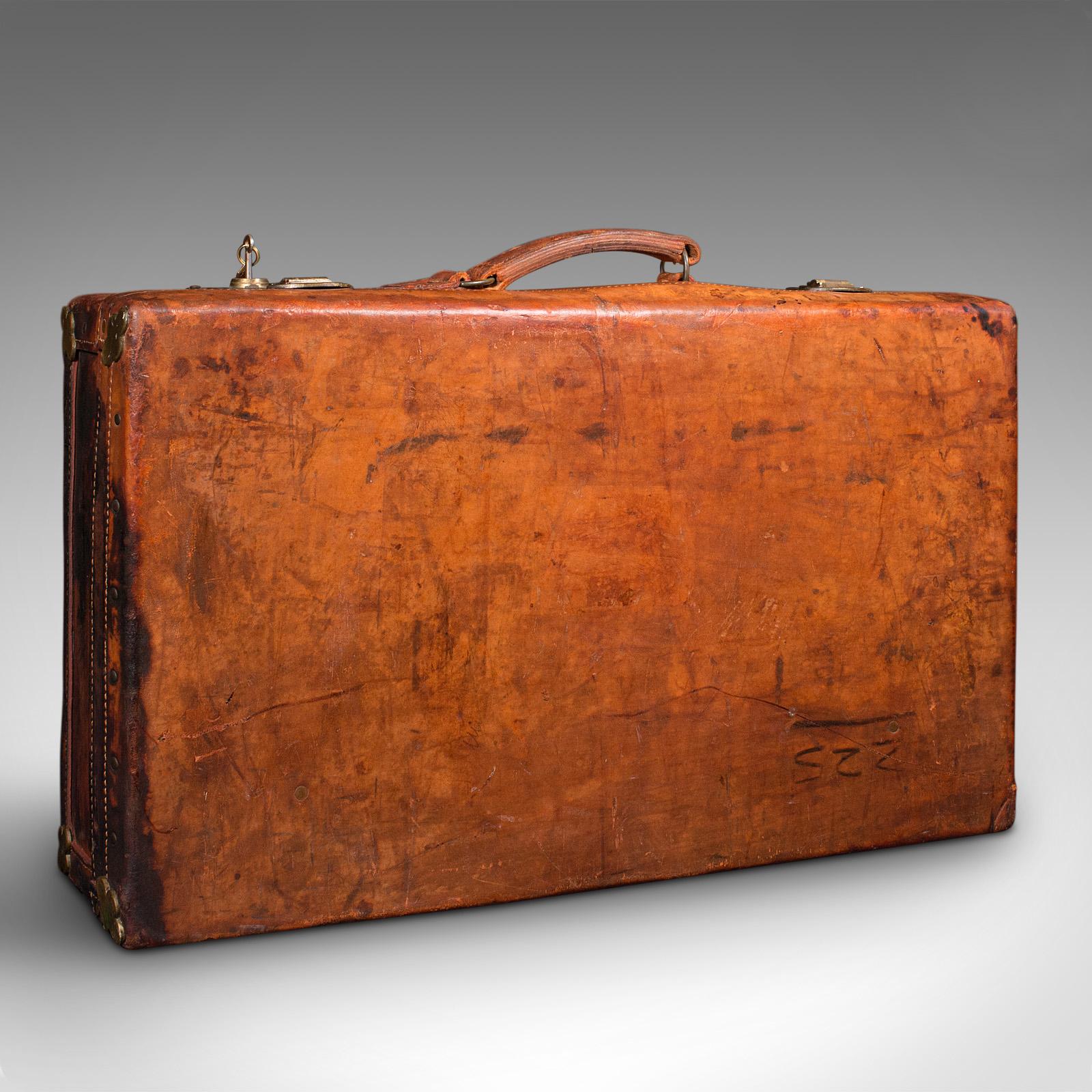 antique suitcases and trunks