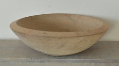 Large Antique Sycamore Dairy Bowl, English, 18th Century