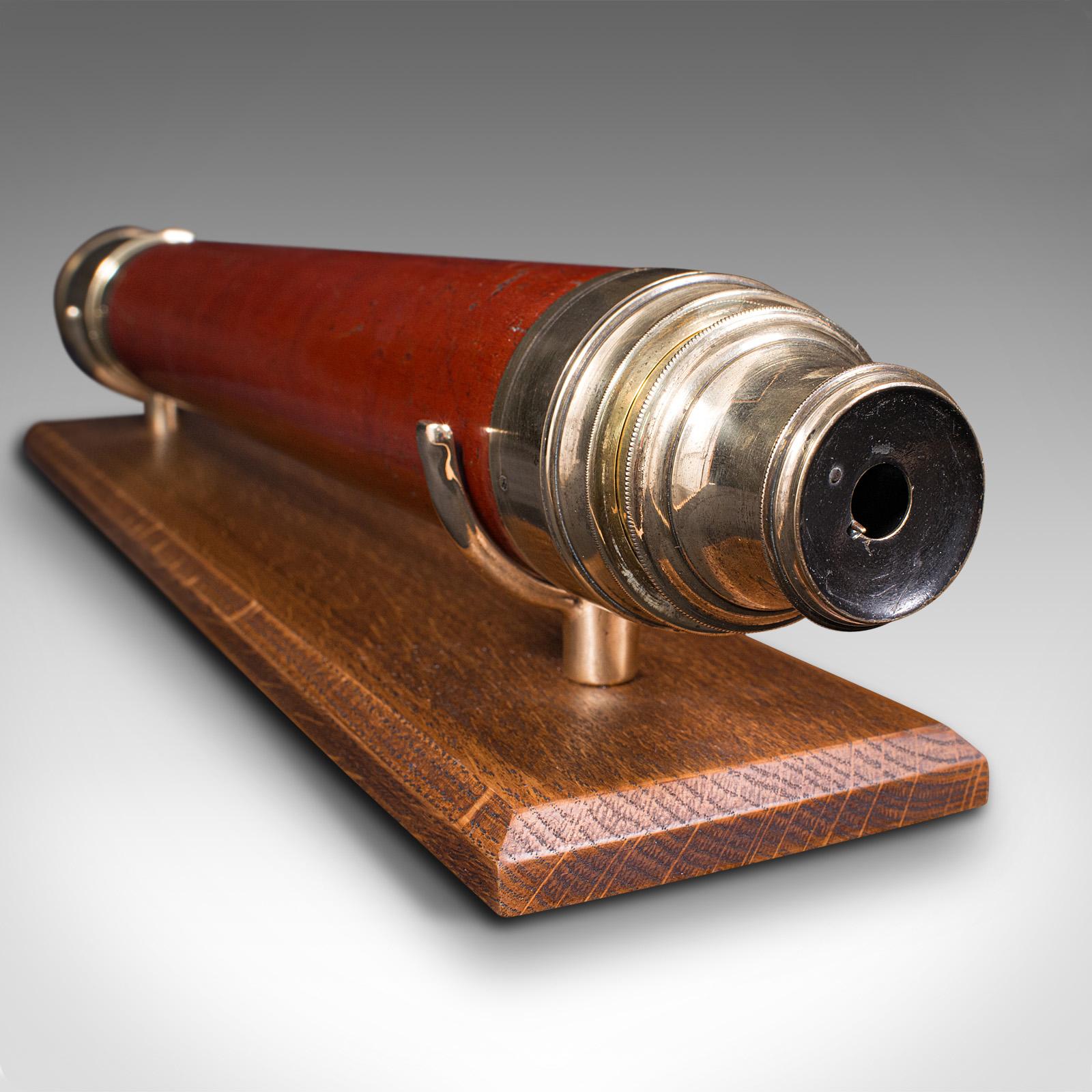 19th Century Large Antique Telescope, English, Single Draw, Astronomical, Dollond, Victorian